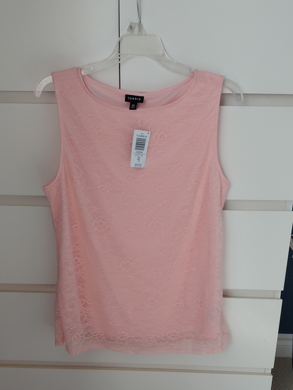 Torrid Boatneck Lace Cami